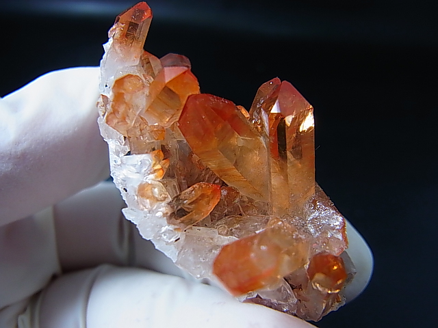 画像: スウェーデン産ヘマタイト（タンジェリン）水晶クラスター 21.2g