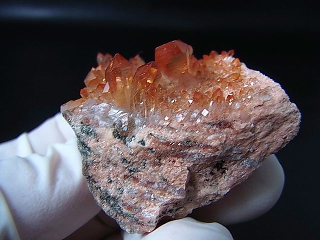 画像: スウェーデン産ヘマタイト（タンジェリン）水晶クラスター 39.2g