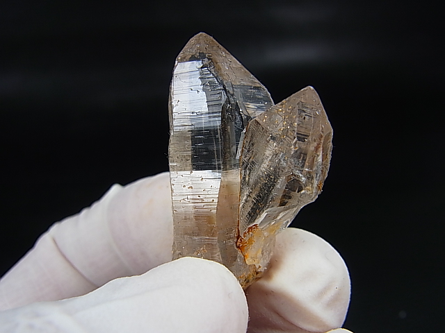 画像2: ガネーシュヒマール・ラパ産ウォータークリア水晶ポイント（ツイン） 14.1g