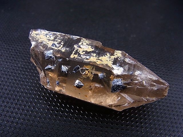 画像: ノルウェー産ライトスモーキー水晶（ブルーアナテース付き） 29.2g