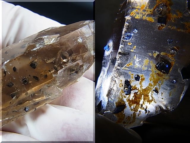 画像: ノルウェー産ライトスモーキー水晶（ブルーアナテース付き） 29.2g