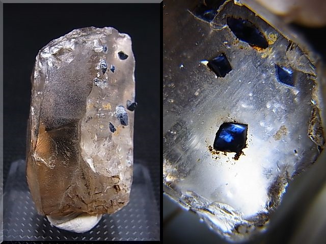 画像2: ノルウェー産ライトスモーキー水晶（ブルーアナテース付き） 24.6g