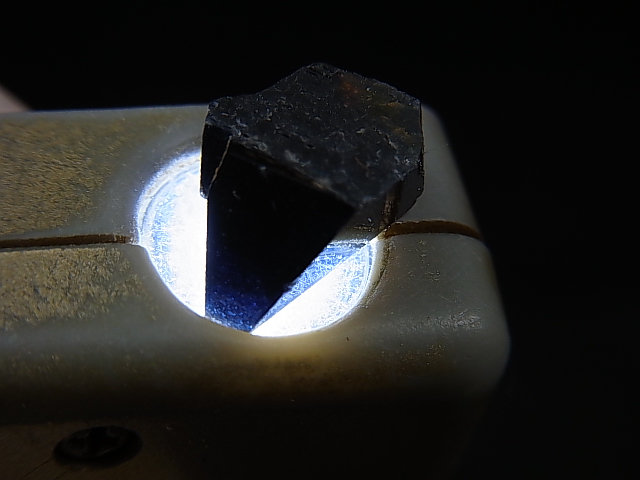 画像: ノルウェー産アナテース原石結晶（ブルー透過） 1.1g