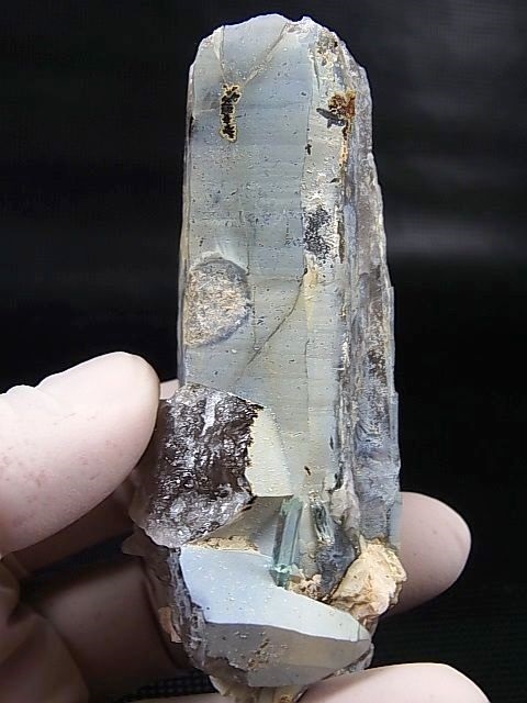 画像1: ベトナム・タインホア産アクアマリン付きスモーキー水晶 161.9g