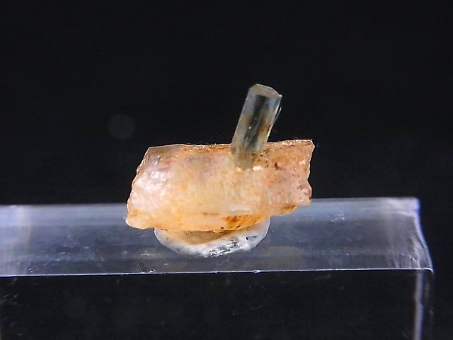 画像2: ベトナム・タインホア産アクアマリン付きスモーキー水晶 0.7g