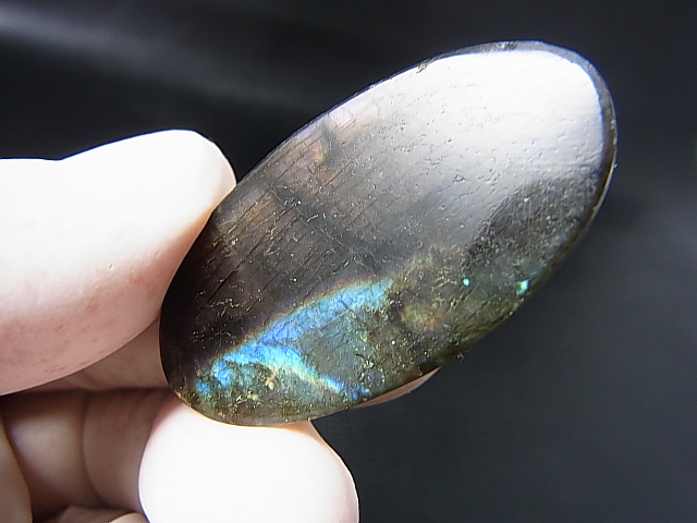 画像: レアカラー：ピンク/パープルシラーラブラドライト研磨タンブル 9.5g