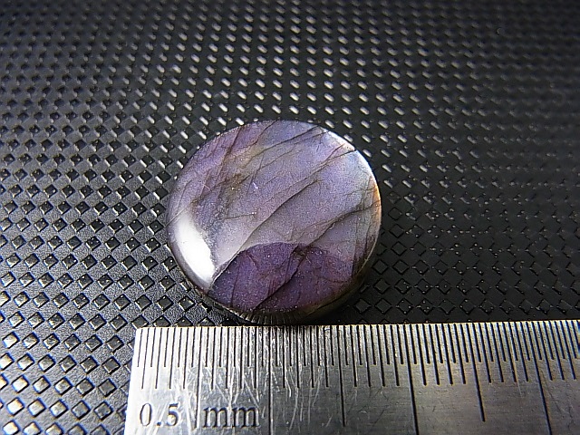 画像: レアカラー：ピンク/パープルシラーラブラドライト研磨タンブル 2.9g