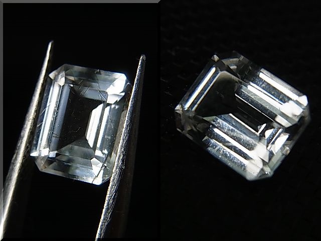 画像: ミャンマー産フェナカイト・ルース（アンフィボール入り） 3.1カラット