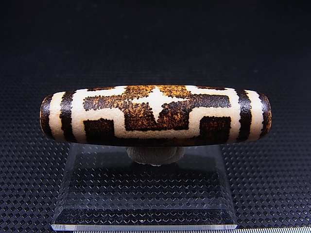 画像: 「平安十字佛」現代天珠 直径約13×48.5mm