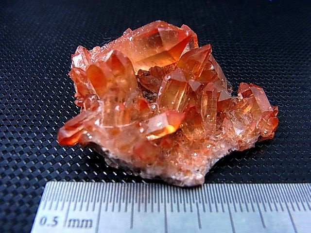 画像: スウェーデン産ヘマタイト（タンジェリン）水晶クラスター 18.8g