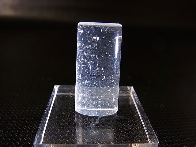 画像1: マダガスカル産ジラソルクオーツ研磨原石（針状ルチル/中空インクルージョン） 3.8g