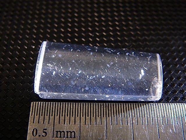 画像: マダガスカル産ジラソルクオーツ研磨原石（針状ルチル/中空インクルージョン） 3.8g