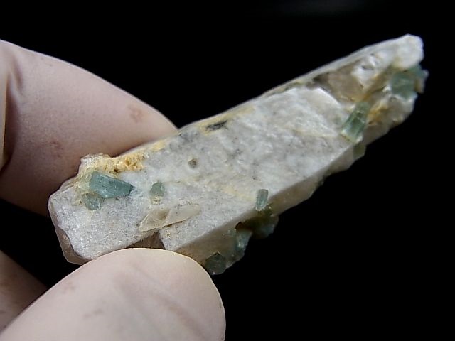 画像: ベトナム・タインホア産アクアマリン付きスモーキー水晶 17.6g