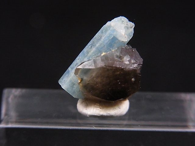 画像2: ベトナム・タインホア産アクアマリン付きスモーキー水晶 1.0g