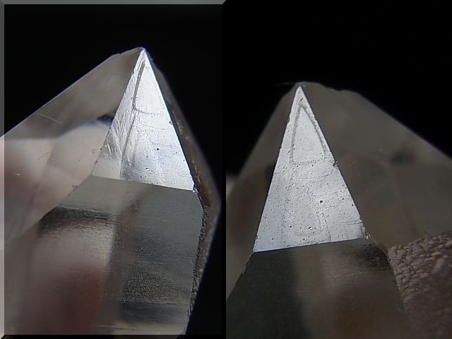 画像: ベトナム・Bac Kan省産クリア水晶ポイント（レコードキーパー付き） 27.5g