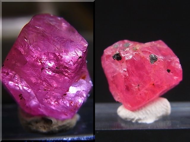 画像: ベトナムLuc Yen産ストロベリーピンクスピネル結晶（双晶） 12.2カラット