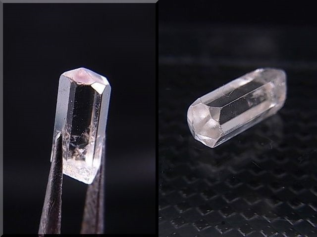 画像: ミャンマー産フェナカイト柱状結晶原石 1.1カラット