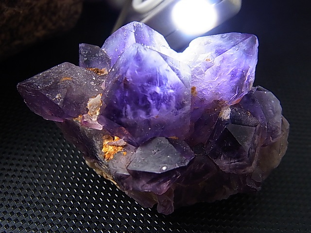 画像2: コンゴ産カラーシフト/ディープカラーアメジストクラスター 90.1g