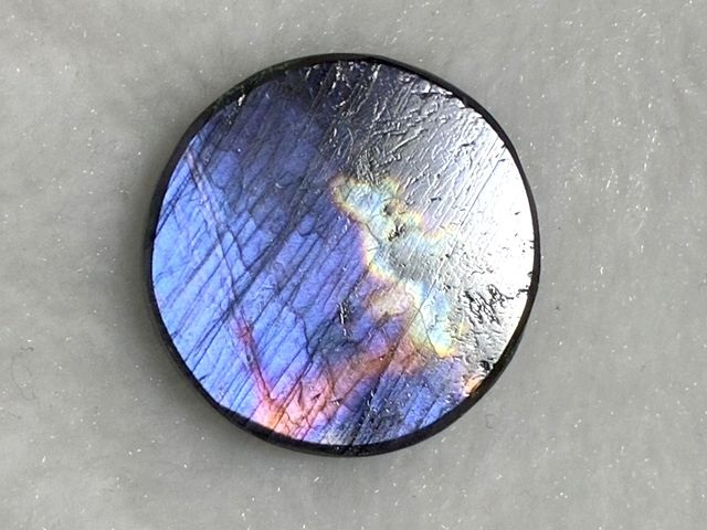 画像2: レアカラー：ピンク/パープルシラーラブラドライト研磨タンブル 5.9g