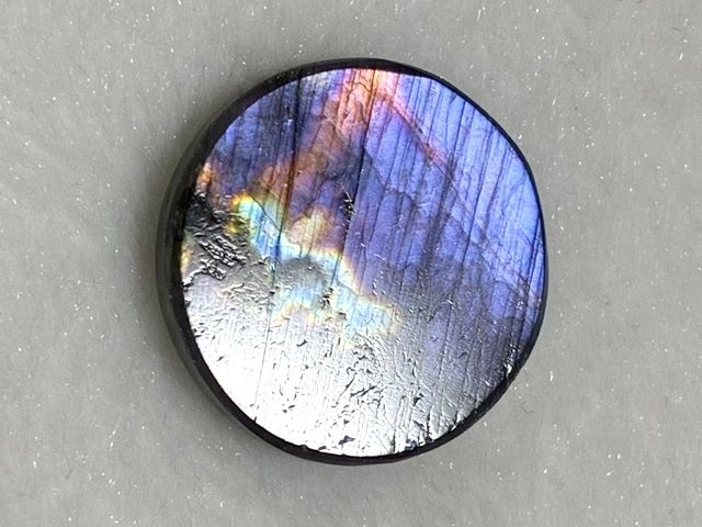 画像: レアカラー：ピンク/パープルシラーラブラドライト研磨タンブル 5.9g