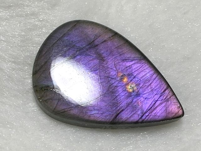 画像: レアカラー：ピンク/パープルシラーラブラドライト研磨タンブル 6.5g