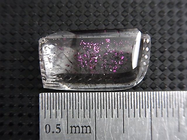 画像: ピンクファイヤー（ティンカーベル）クオーツ研磨タンブル 16.1カラット