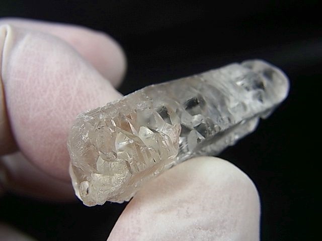 画像: マダガスカル産グロースインターフェレンスＤＴ蝕像水晶 8.3g