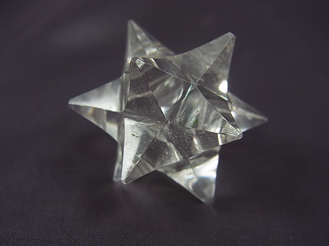 画像: ガネーシュヒマール・ティプリン産水晶使用マカバスター水晶（六芒星/五芒星十二面体） 13.3g