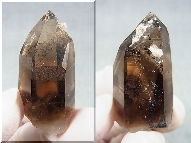 画像: マラウイ・ムランジェ産クリアスモーキー水晶（エジリン入り） 23.3g