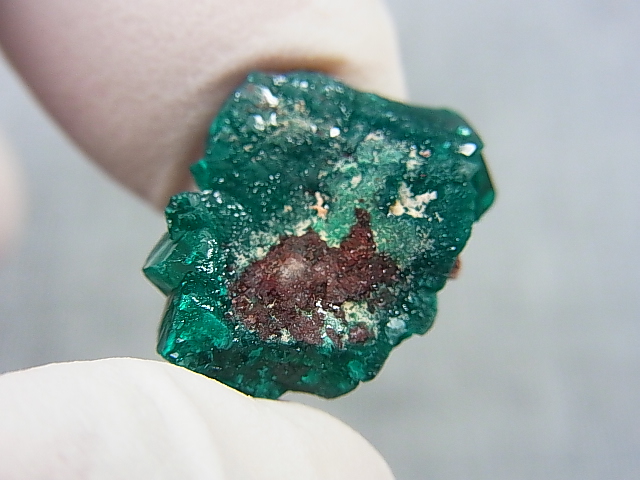 画像: コンゴ産ダイオプテーズ原石（大粒結晶） 3.3g