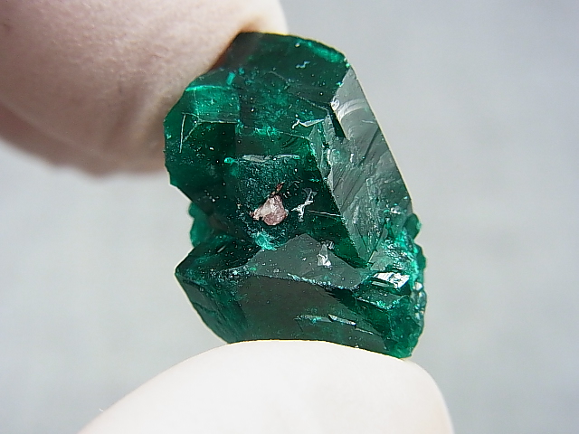 画像: コンゴ産ダイオプテーズ原石（大粒結晶） 4.0g