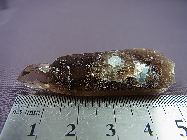 画像: ベトナム・タインホア産アクアマリン付きスモーキー水晶 11.7g