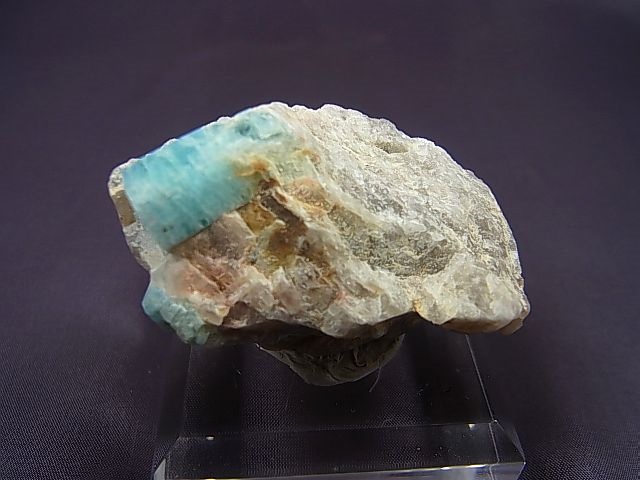 画像2: ベトナム・タインホア産アクアマリン付き水晶 32.5g