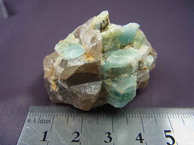 画像: ベトナム・タインホア産アクアマリン付き水晶 52.6g