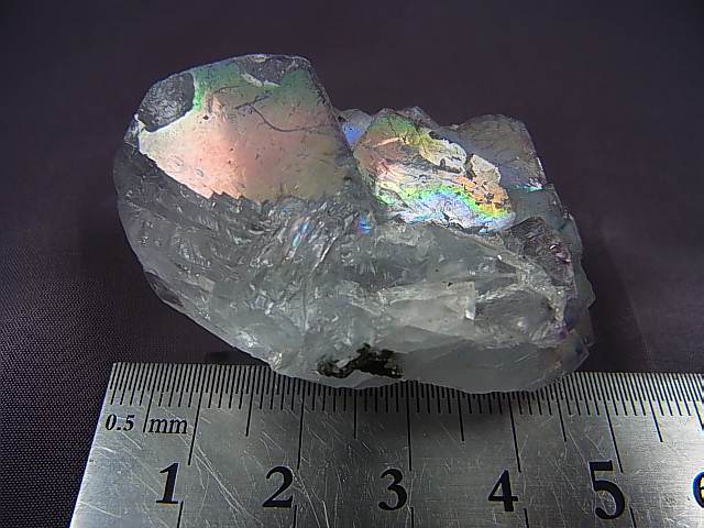 画像: ヤオガンシャン産ライトブルーフローライト原石（オーラ被膜） 60.7g
