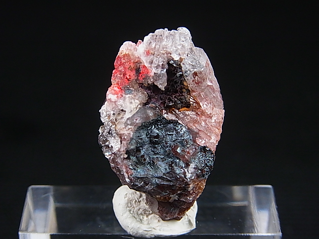 画像: スペイン・カンタブリア州産シナバー/水晶原石 8.2g