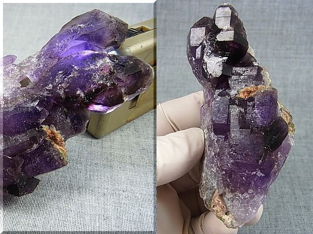 画像: タンザニア・ソンゲア産エレスチャルアメジスト原石 156.8g