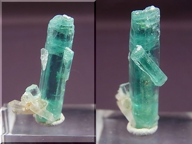 画像: ナイジェリア産アクアマリン柱状結晶（貫入り/水晶共生） 11.6カラット
