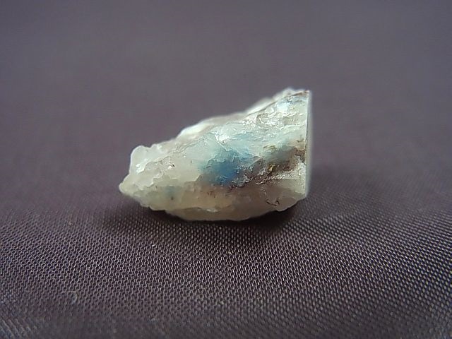 画像: 南アフリカ・メッシーナ鉱山産パパゴアイト入り水晶原石 1.0g