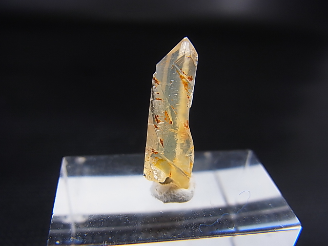 画像: 五代松鉱山産トラピチェ・レモン水晶 0.7g