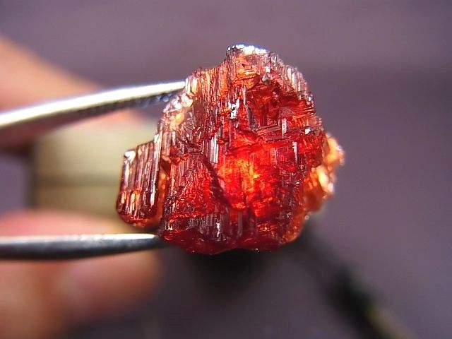 画像2: 宝石品質：ブラジル産スペサルティンガーネット原石 14.6カラット