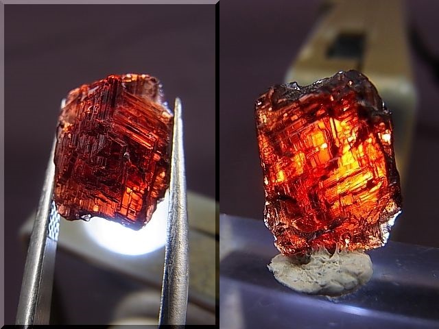画像: 宝石品質：ブラジル産スペサルティンガーネット原石 7.2カラット