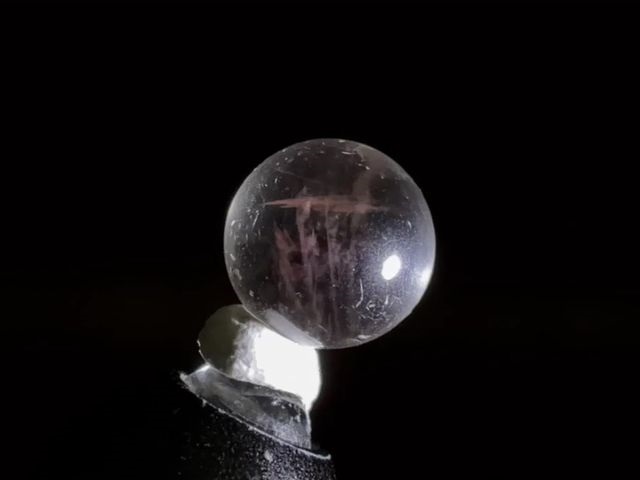 画像: マダガスカル産ピンクエンジェルラダー水晶丸玉 10mm