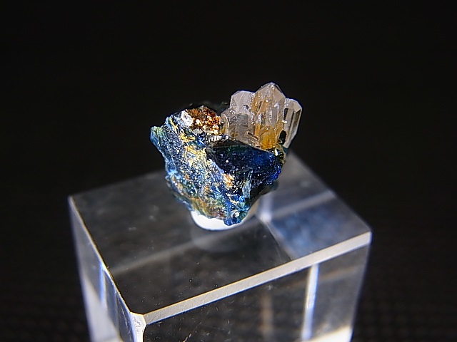 画像: カナダ産ラズライト（天藍石）＆水晶原石 1.0g