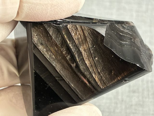 画像: オレゴン・ファイヤーオブシディアン研磨原石 65.6g