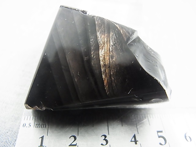 画像: オレゴン・ファイヤーオブシディアン研磨原石 65.6g