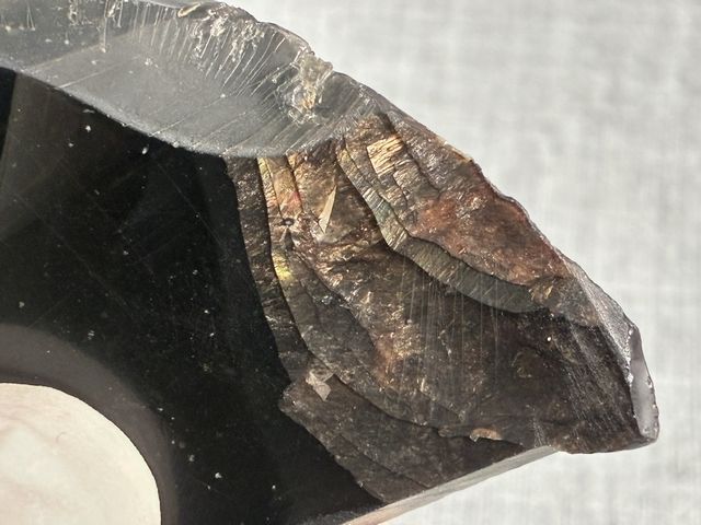 画像: オレゴン・ファイヤーオブシディアン研磨原石 32.6g