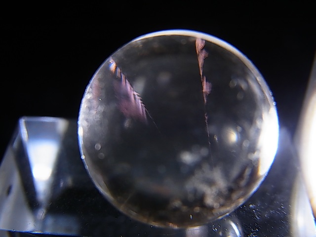 画像: マダガスカル産ピンクエンジェルラダー水晶丸玉 15mm