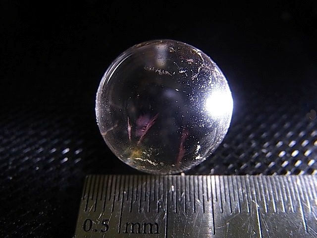 画像: マダガスカル産ピンクエンジェルラダー水晶丸玉 15mm