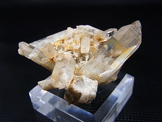 画像: インド・マニカラン産クリア水晶クラスター（ソリューション型） 33.3g